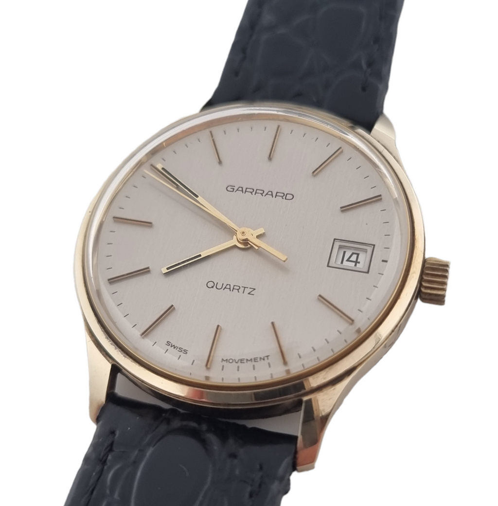 Garrard automatic gold watch sale