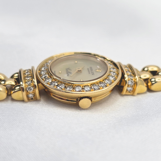 Rolex Cellini - 2297 - 18ct Yellow Gold, Mother of Pearl & Diamond Ladies Watch (1990)