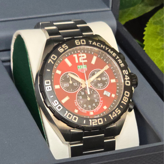 Tag Heuer Formula 1 Red Dial Chronograph - Ref. CAZ101AN - 43mm - Box & Papers 2025
