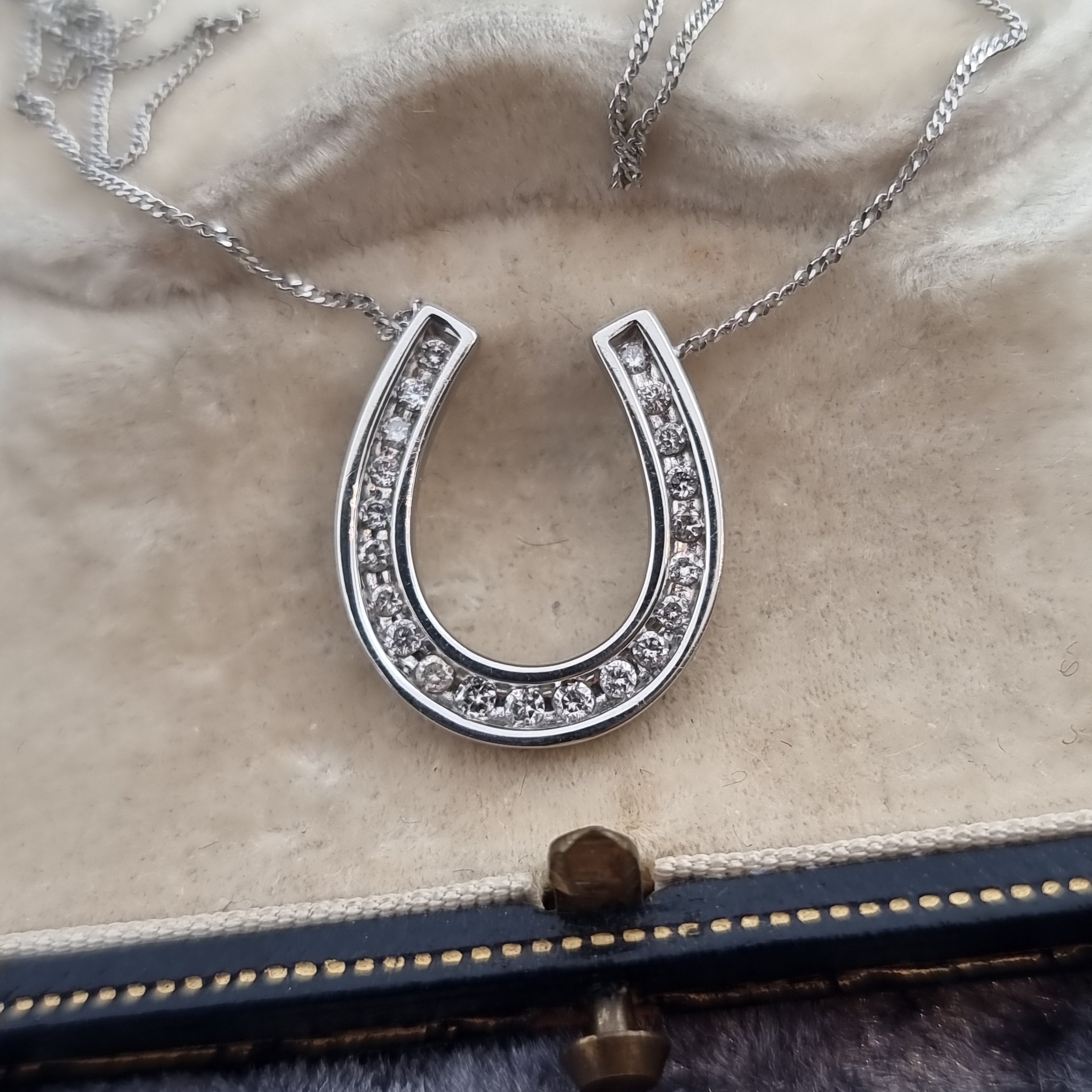 Fancy Horseshoe Necklace-