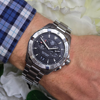 Tag Heuer Aquaracer Alarm Ref. WAY111Z - Quartz - 41mm - Black Dial (2022)