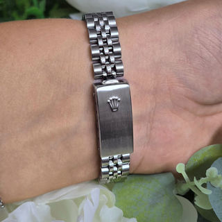 Rolex Ladies' Date 79240 - Automatic - 26mm - Custom Diamond & White Gold Bezel with White Dial