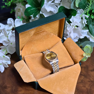 Rolex Datejust 16233 - Automatic - 36mm - Two-Tone Champagne Baton Dial (1991)