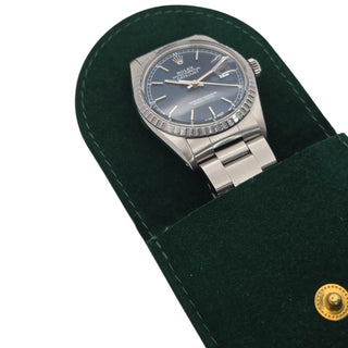 Vintage Rolex Datejust 1603 36mm Steel Blue Dial Fully Refurbished 1978