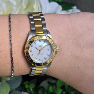 Tag Heuer Ladies Aquaracer WBD1422 - Quartz - 27mm - Mother of Pearl Diamond Dial