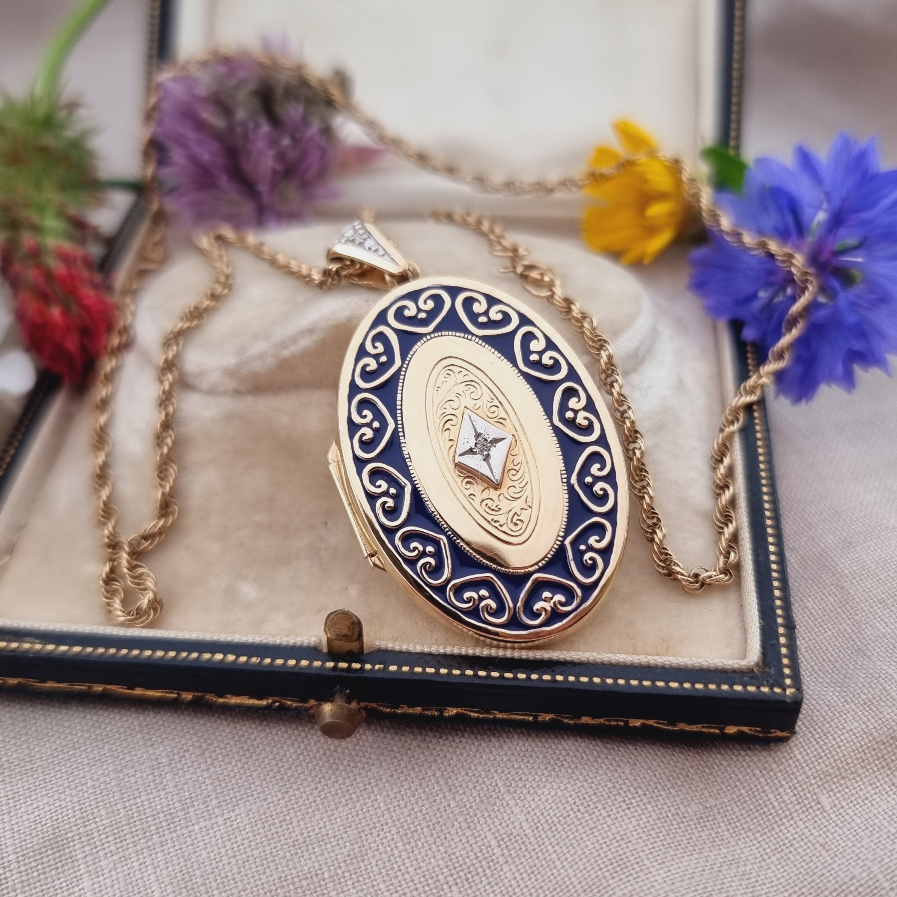 14ct Yellow Gold Royal Doulton Enamelled Limited Edition Picture