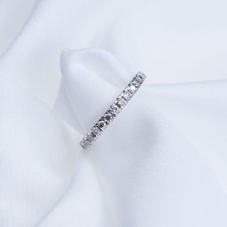 Neil Lane 14ct 0.42ct Diamond Signed Half Eternity Ring