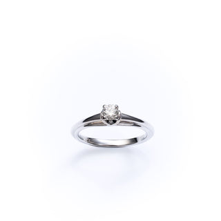 18ct White Gold 0.3ct Diamond Vera Wang Love Solitaire Ring