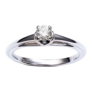18ct White Gold 0.3ct Diamond Vera Wang Love Solitaire Ring