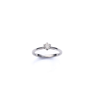 18ct White Gold 0.25ct Diamond Solitaire Ring