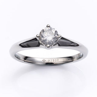 Platinum 0.35ct Diamond Solitaire Ring