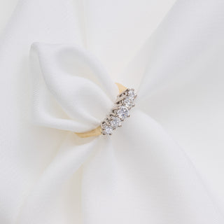 18ct Yellow Gold 0.5ct vs Diamond Five Stone Ring
