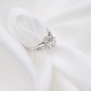 18ct White Gold 1.45ct Natural VS Diamond Solitaire Ring - London 1977