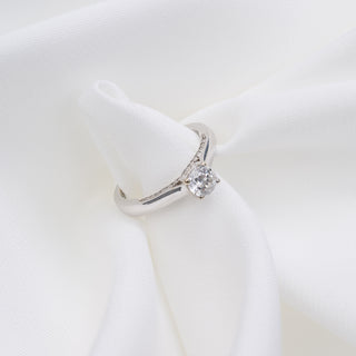 18ct White Gold 0.5ct Forever Diamond Solitaire Ring