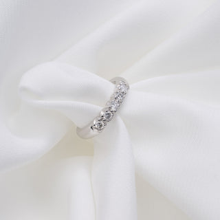Small 18ct White Gold 0.25ct Half Eternity Band Ring