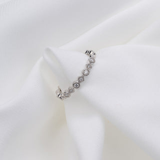 Platinum 0.25ct Diamond Bespoke Full Band Ring