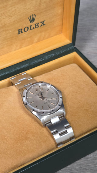 Rolex Air King 14010 34mm Steel Silver Dial 2000