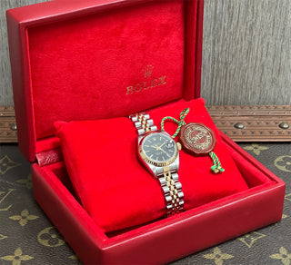 Ladies Rolex Datejust 26mm 69173 18ct And Steel 1998 Full Set