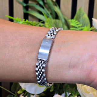 Ladies Rolex Oyster Perpetual 69160 26mm Roman White Dial Jubilee Bracelet 1990