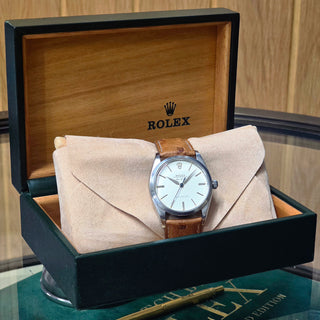 Vintage 1959 Rolex Oyster Perpetual Air-King Super Precision 5504 Jumbo 36mm