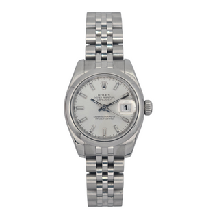 Ladies Rolex Datejust 179160 White Dial Jubilee Bracelet Oyster Steel 2008
