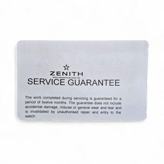 Zenith Rainbow El Primero 02.0370.467 Serviced 2025