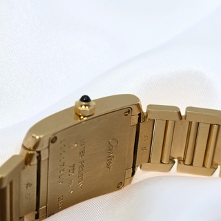 Cartier 18ct Gold Tank Française Ladies Watch - 20mm - Quartz - Full Set (2007)