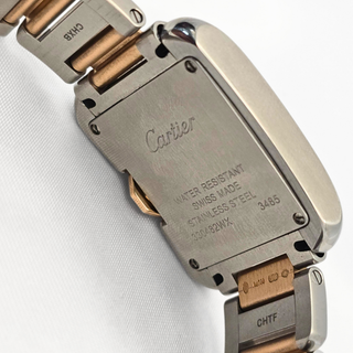 Cartier Tank Anglaise Ref. 3485  - 18ct Rose Gold & Steel - Full Set (2018)