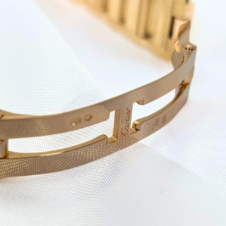 Cartier 18ct Gold Tank Française Ladies Watch - 20mm - Quartz - Full Set (2007)