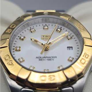 Tag Heuer Ladies Aquaracer WBD1422 - Quartz - 27mm - Mother of Pearl Diamond Dial