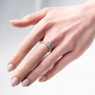 18ct White Gold 1.2ct Natural Diamond Solitaire Ring