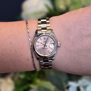 Rolex Datejust 179160 Salmon Pink Dial - 26mm - Full Set