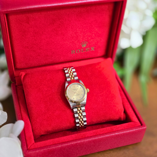 Rolex 76193 Oyster Perpetual - Factory Diamond Dial - Two-tone - 24mm Watch - Jubilee - Full Set
