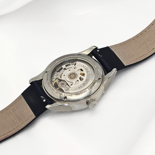 Hamilton Jazzmaster Diamond Skeleton Ladies - Automatic - 36mm - Blue Strap - Mother of Pearl Skeleton Dial (2015)