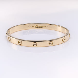 Cartier Love Bracelet 18ct Yellow Gold - Size 18 (includes Box)