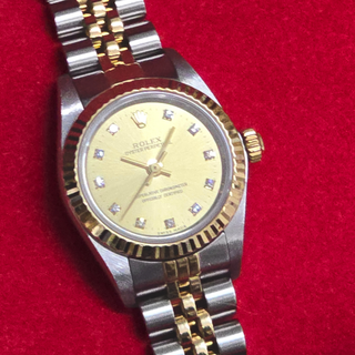 Rolex 76193 Oyster Perpetual - Factory Diamond Dial - Two-tone - 24mm Watch - Jubilee - Full Set