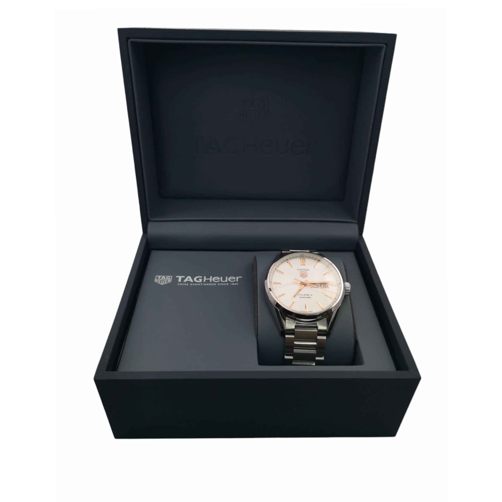 Tag Heuer Carrera Calibre Automatic Day Date WAR201D1 Rose Gold