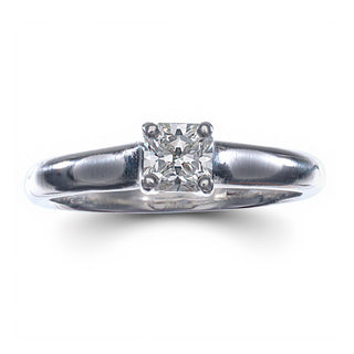 Tiffany 0.39ct Lucida Cut Diamond Ring 1999 Platinum 950