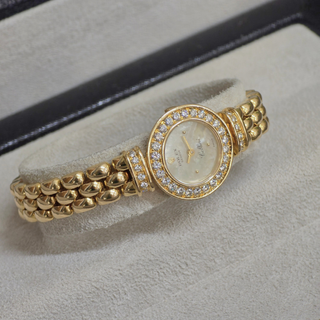 Rolex Cellini - 2297 - 18ct Yellow Gold, Mother of Pearl & Diamond Ladies Watch (1990)