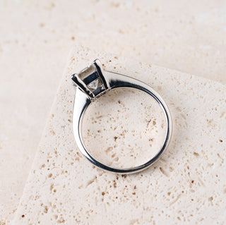 Platinum 1.5ct Princess Cut Diamond Solitaire Ring VVS2