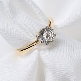 18ct Yellow Gold 0.92ct Diamond Solitaire Ring