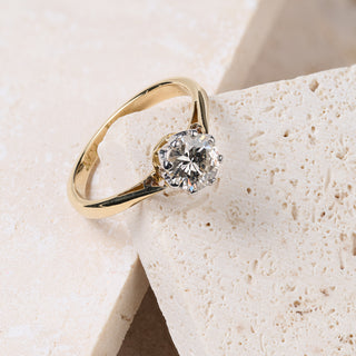 18ct Yellow Gold 0.92ct Diamond Solitaire Ring