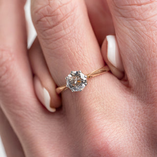 18ct Yellow Gold 0.92ct Diamond Solitaire Ring