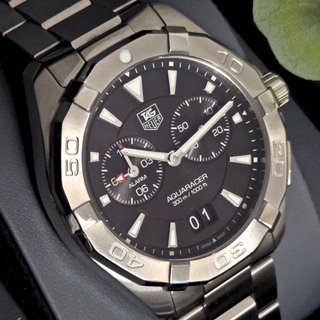 Tag Heuer Aquaracer Alarm Ref. WAY111Z - Quartz - 41mm - Black Dial (2022)