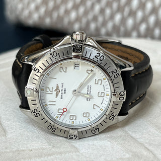 Breitling Colt A17035 38mm Automatic Steel & Leather 1999