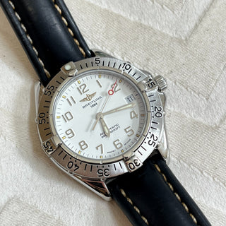 Breitling Colt A17035 38mm Automatic Steel & Leather 1999