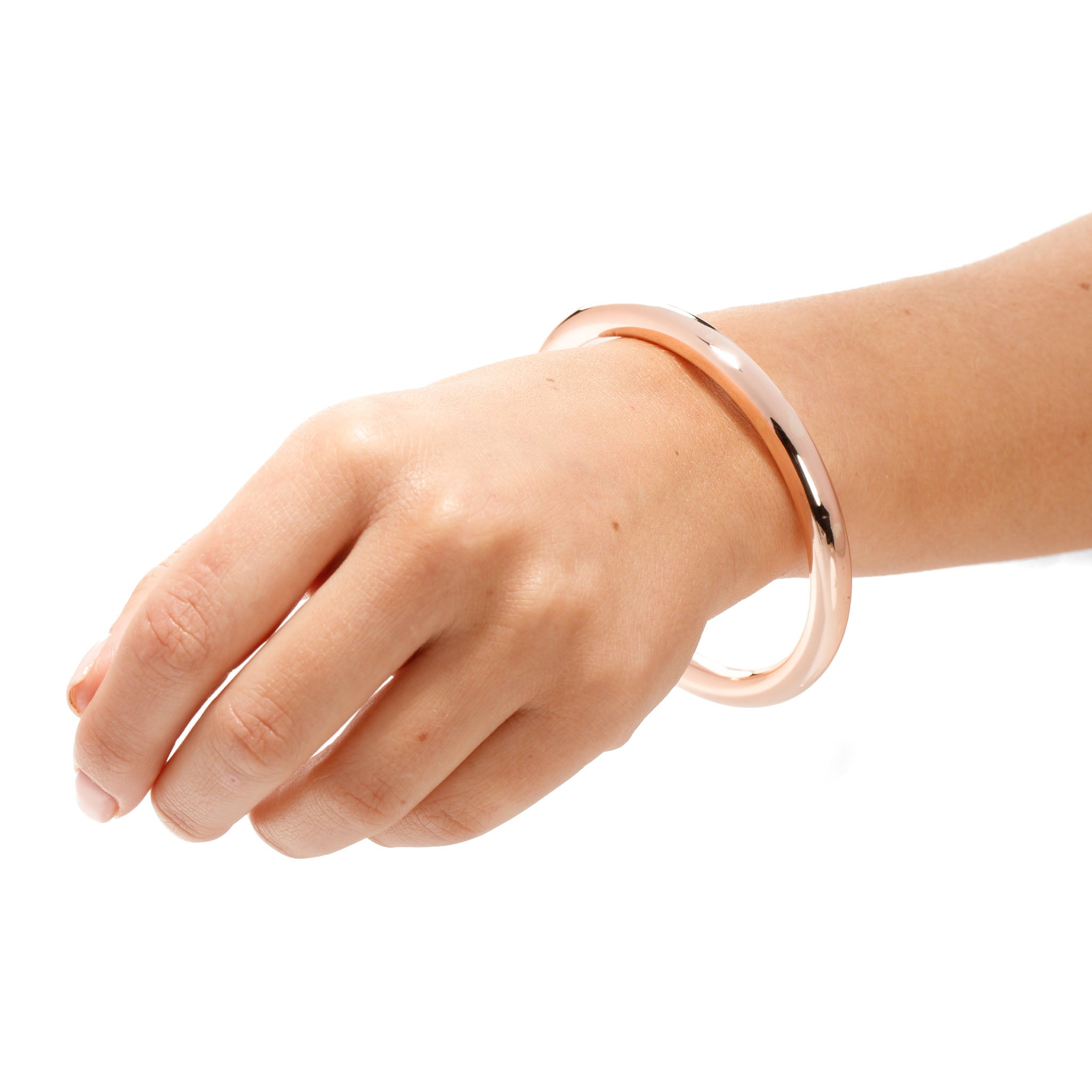 9ct Rose Gold Plain Chunky Stacking Bangle – Dobson Fine Jewellery