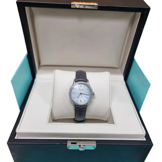 Ladies Tiffany & Co. - CT60 Ice-Blue & Diamond Dial - 32mm - Automatic - Full Set (2018)