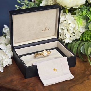 Rolex Cellini - 2297 - 18ct Yellow Gold, Mother of Pearl & Diamond Ladies Watch (1990)