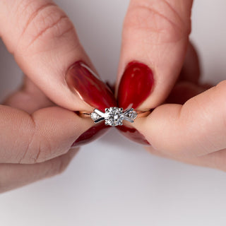 Diamond 0.65ct Trilogy Ring Platinum 950 VS1 Natural Diamonds